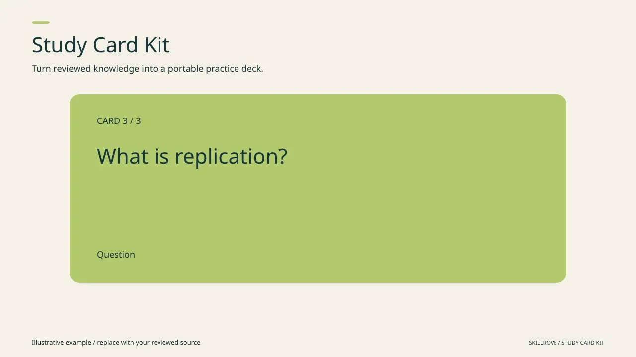 Study Card Kit result preview
