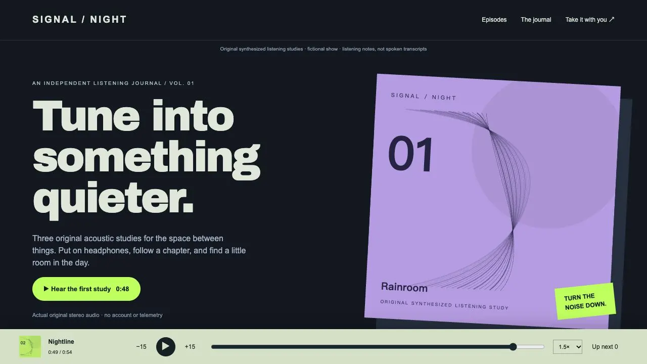 Podcast Publisher Studio result preview