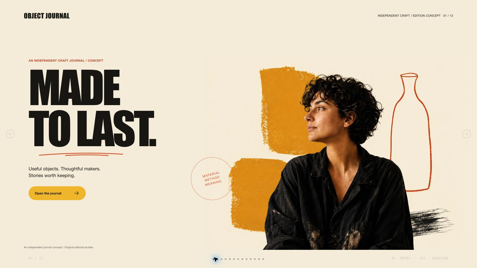 Ochre Editorial Deck preview 1
